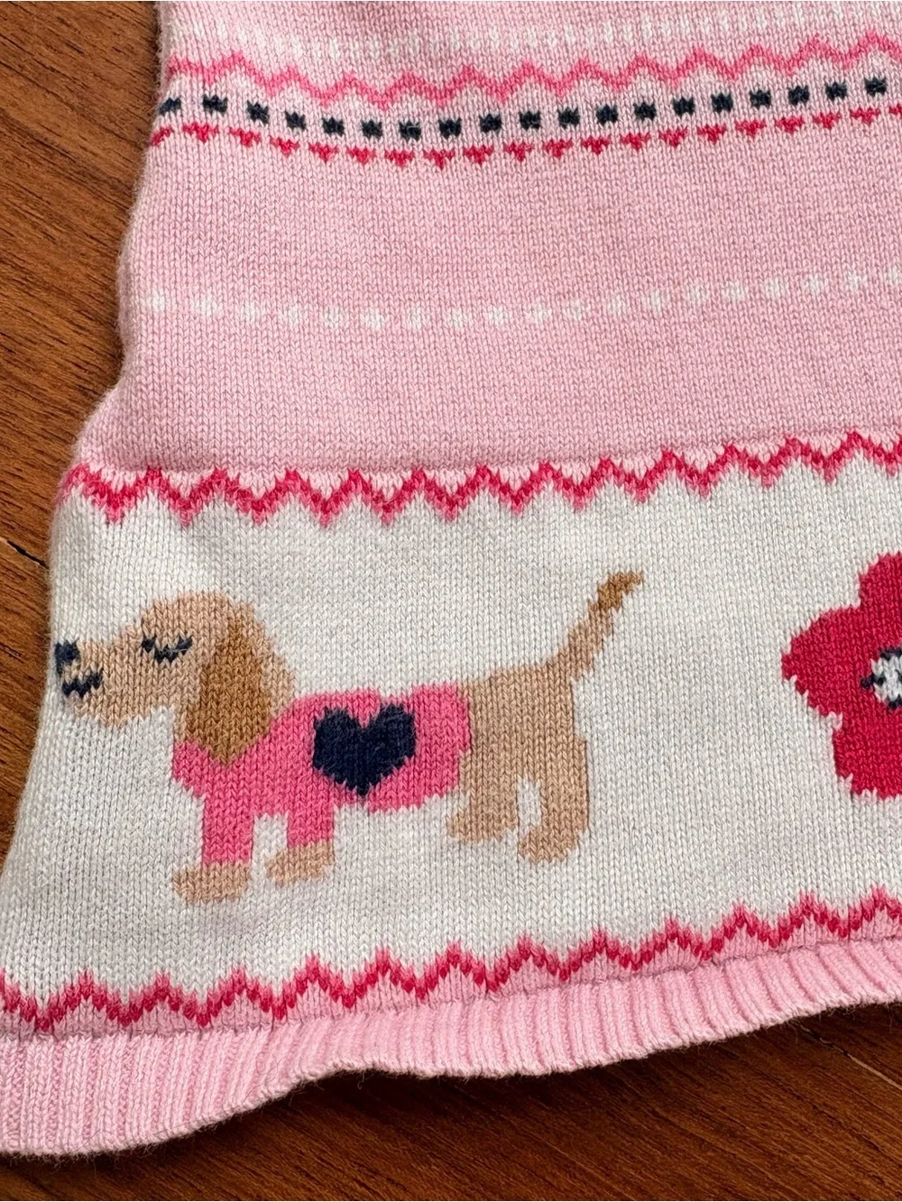 Gymboree 100% cotton - Knit Dress puppies, flowers, Stripes and Bow